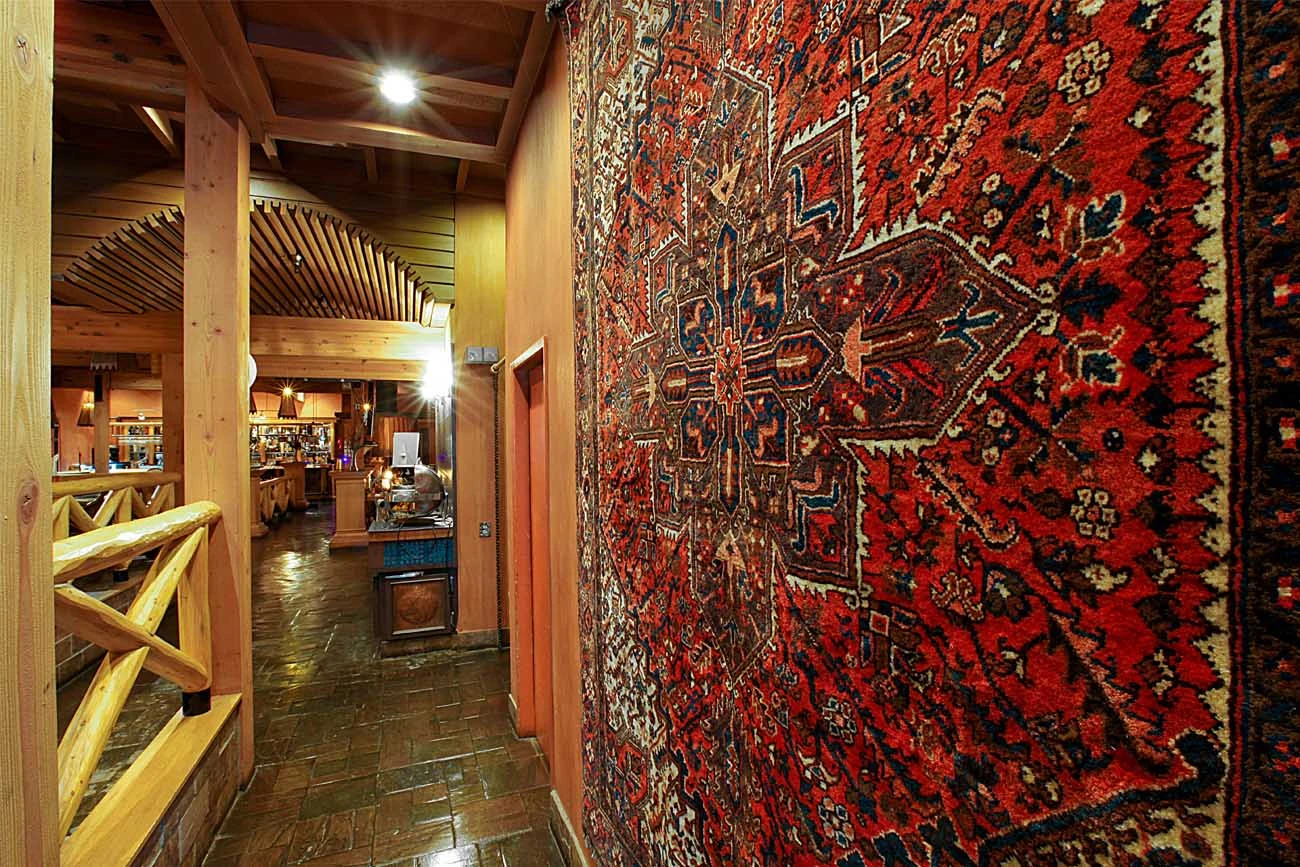 Traditional Indian bread and naan at Khazana